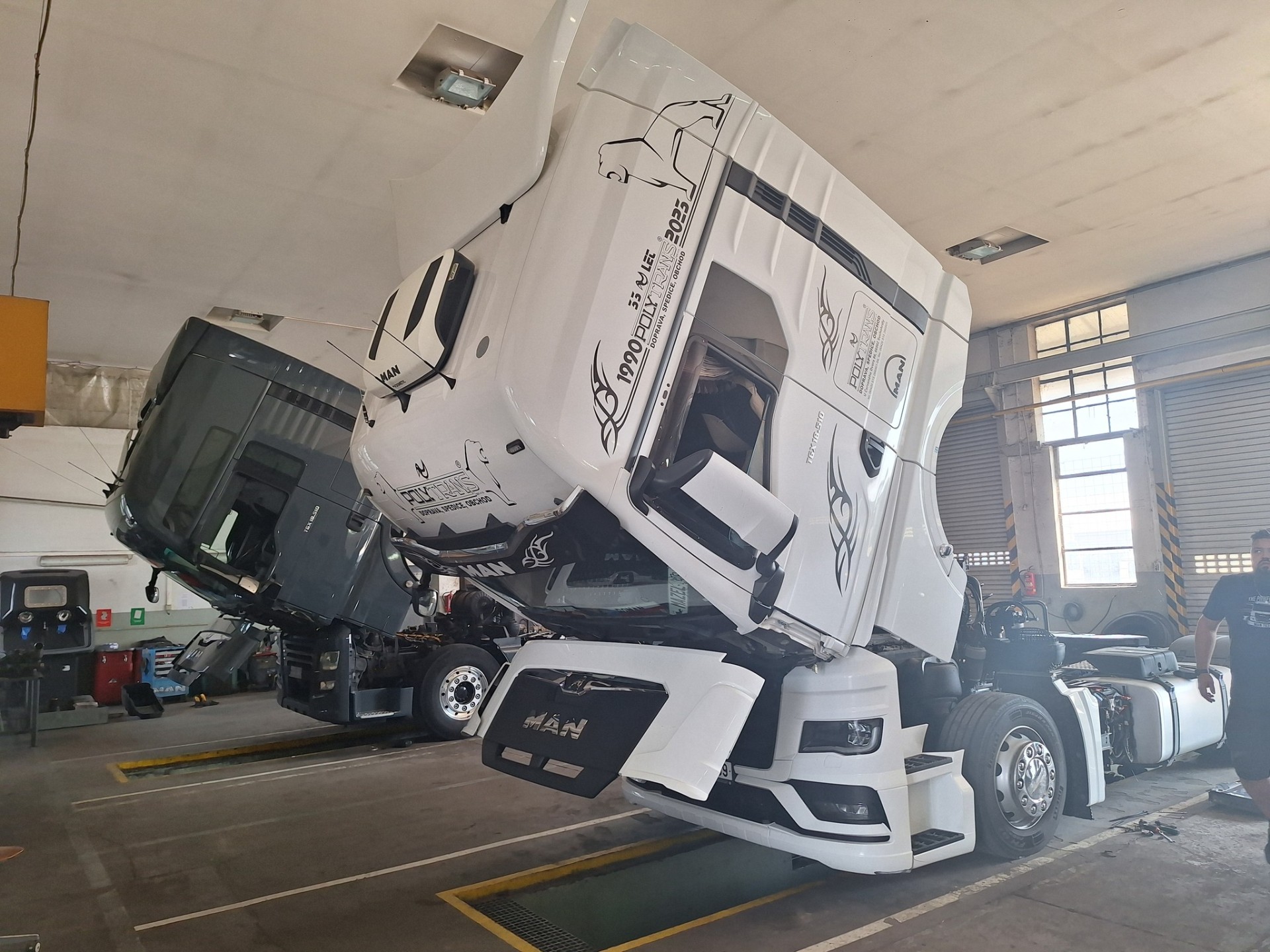 MAN tahač v servisu